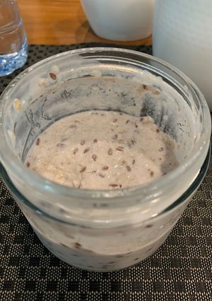 Foto resep Overnight oats classic with Greek yoghurt