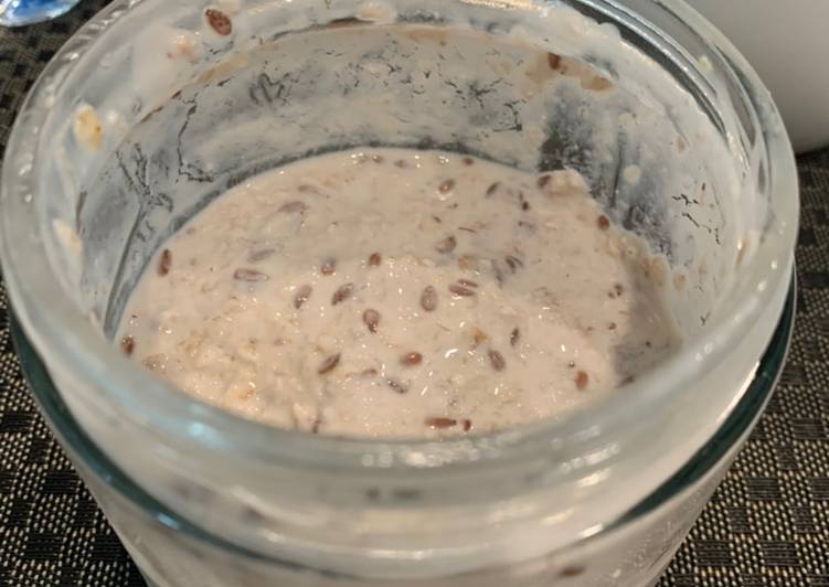 Resep Overnight oats classic with Greek yoghurt, Enak Banget