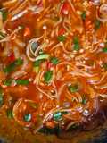 Enoki saus gochujang pedas