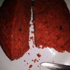 Red velvet cake with coconut A picture of Red velvet cake with coconut.
