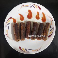 A picture of Veg Seekh Kebab.