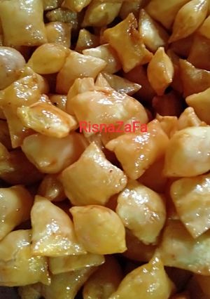 Foto resep Kerupuk bantal pedas manis