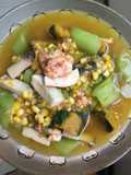 “แกงเลียงกุ้งสด”#รักบ้านเกิด
