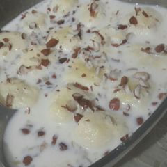 A picture of Rasmalai.