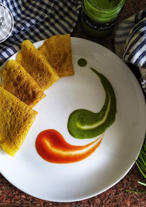 বেসন চিলা (Besan crepe recipe in Bengali) রেসিপির প্রধান ছবি