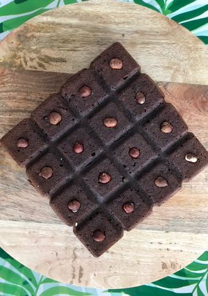 Une photo de Brownie sans oeuf et sans beurre