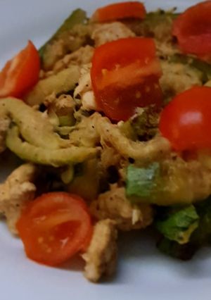 Una foto de Fideos de zucchini