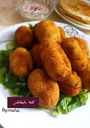 صورة لوصفة كفتة البطاطس