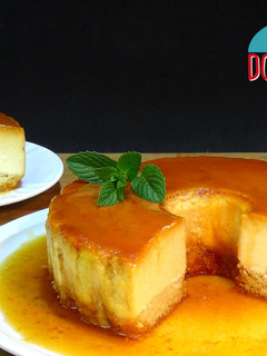 Una foto de Tarta de queso cremoso con bizcocho (Flancocho)