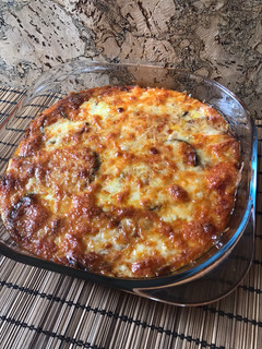 Una foto de Moussaka sencilla