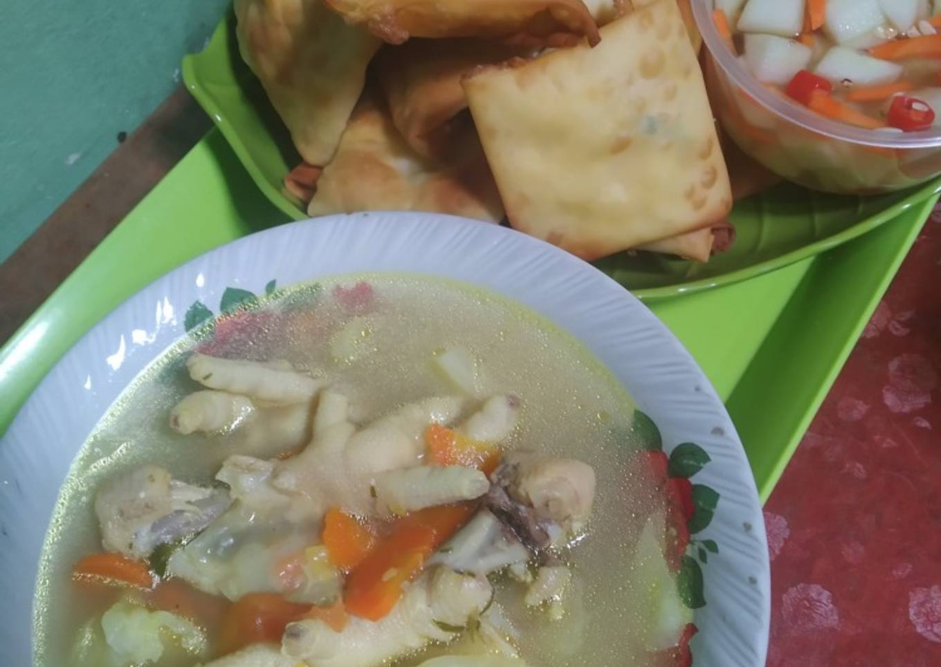 152. Menu Tanggal Tua : Sop Ceker Ala Kadarnya - ala Mamah Afa