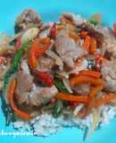 หมูเกาหลีผัดหัวหอม
