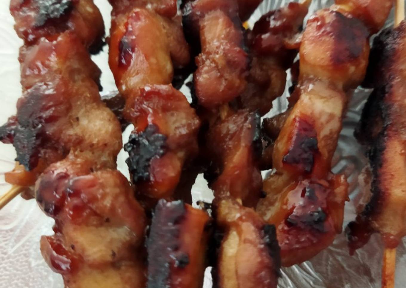 Sate ayam simpel