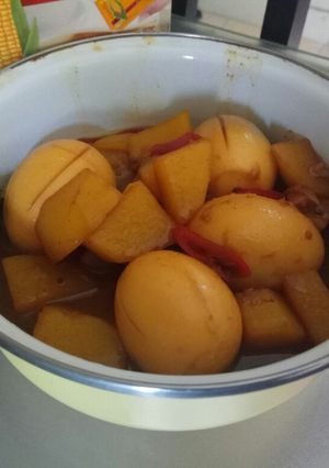 Foto resep Semur telor kentang