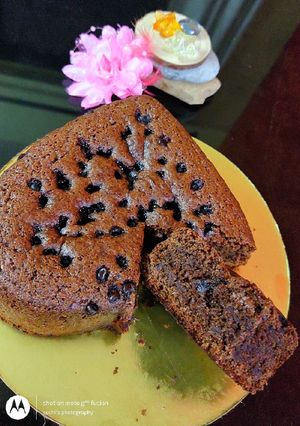 A picture of Ragi Chocolate Cake.