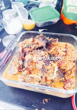 Foto resep Gulai ikan patin asap