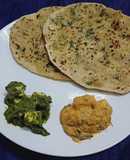 Whole wheat flour butter garlic naan without yeast
