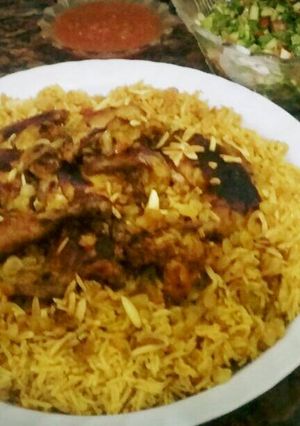 صورة لوصفة كبسة سعودية