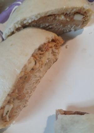 A picture of Steamed Cheesy Tuna Bao Buns.