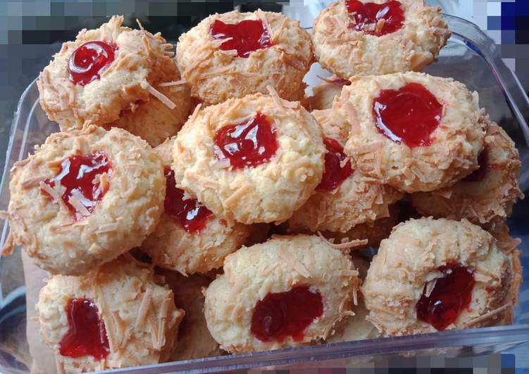 Cara Gampang Membuat Thumbprint Cookies🌿 yang Lezat