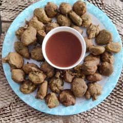 A picture of Bajra Fritters.