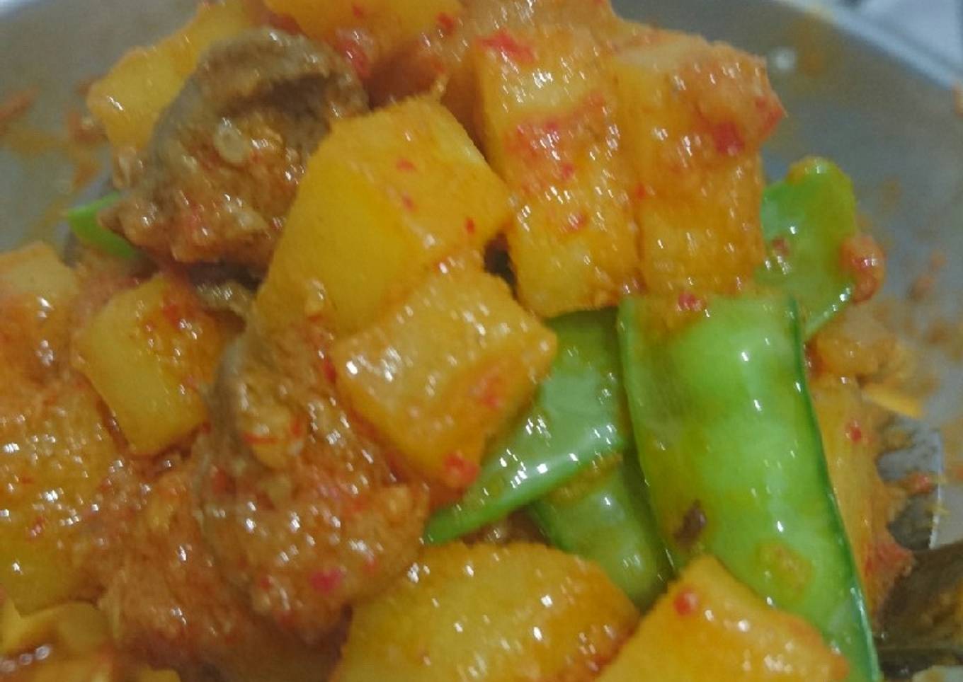 Sambel goreng kentang ati ampela