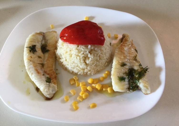 Colita de rape en salsa verde