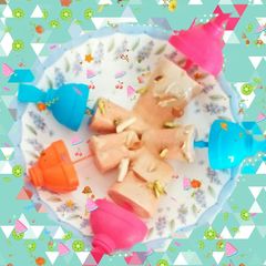 A picture of Natural mix fruit kulfi (guava,banana,watermelon).