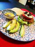 Hamburguesa de lentejas con pan de harina de avena integral