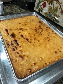 A picture of Mother’s Cassava Cake.