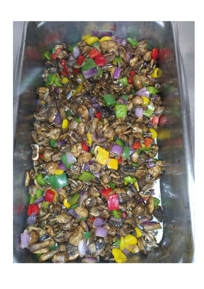 Una foto de Ensalada de champiñones