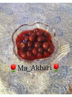 عکسی از دستور ترشی آلبالو