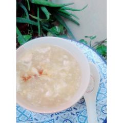 A picture of Chicken Corn soup.