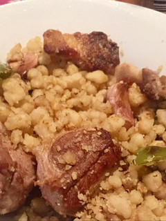 Una foto de Migas murcianas con carne
