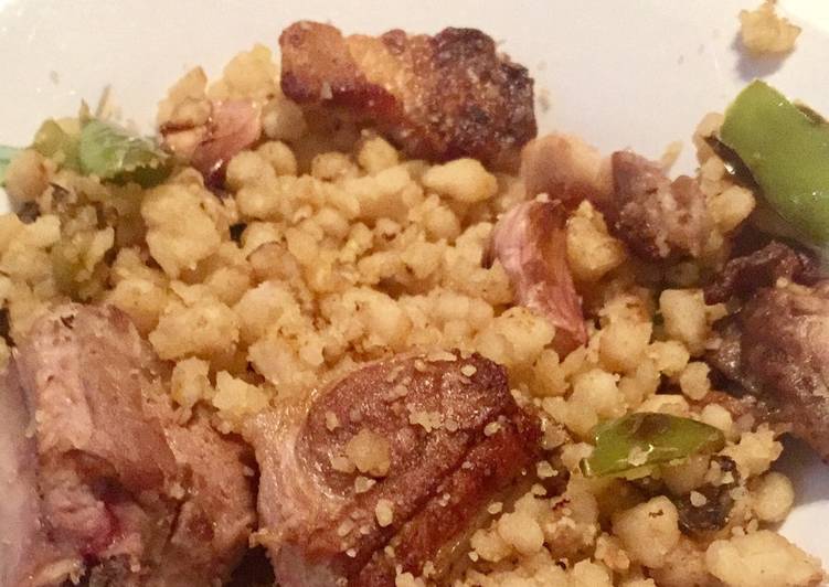 Migas murcianas con carne