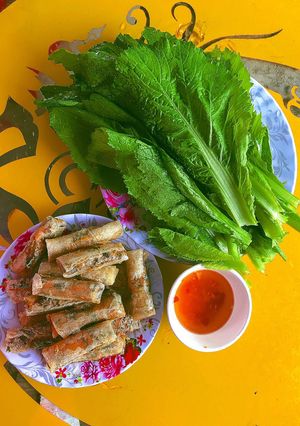 Hình của món Ram cuốn cải.
