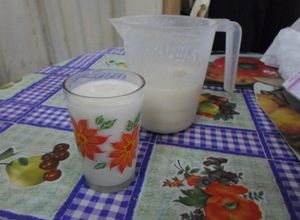 Una foto de Batido de chirimoya