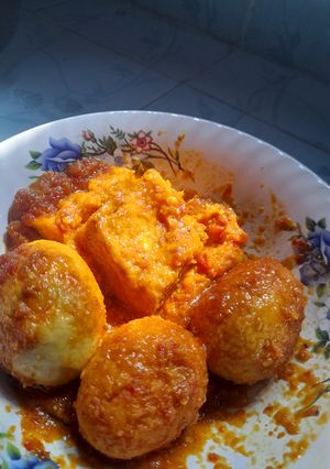 Foto resep Bali telur ayam dan tahu