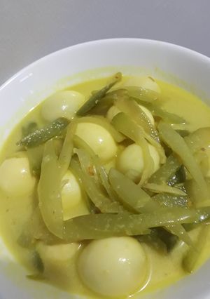 Foto resep Lodeh Labu Siam Telur Puyuh