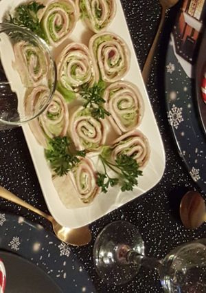 Une photo de Roulé au jambon