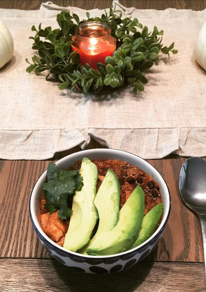 Una foto de Mexican skillet de pollo y quinoa (Gluten free & dairy free)