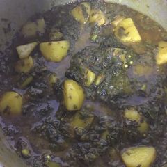 Aloo palak A picture of Aloo palak.