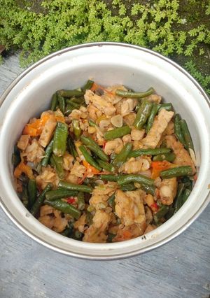 Foto resep Oseng tempe kacang panjang