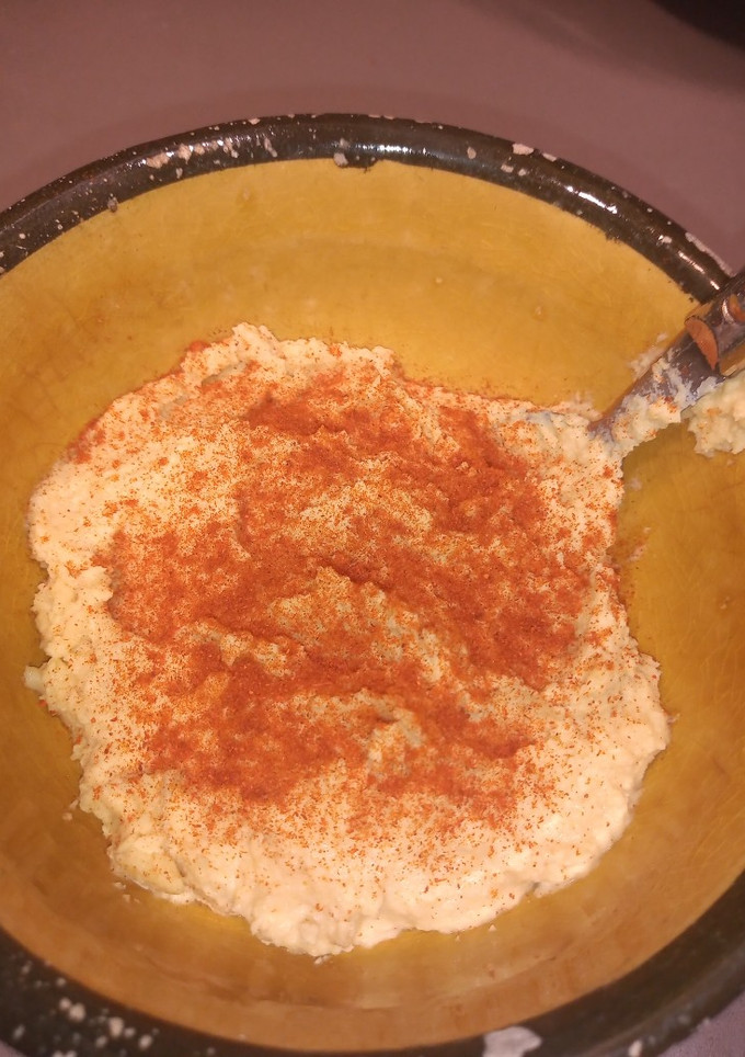 Una foto de Hummus de garbanzos