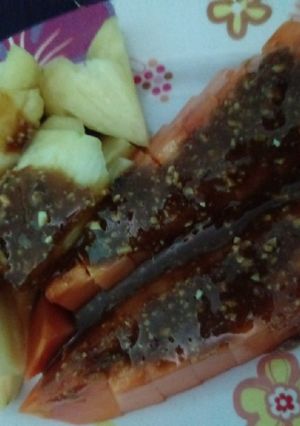 Foto resep Rujak nanas pepaya