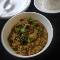 A picture of Achari baingan aalu ka bharta.