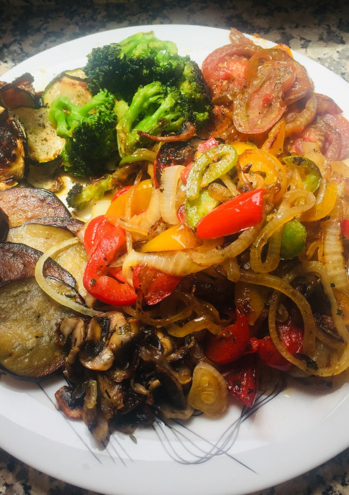 Una foto de Verduras a la plancha