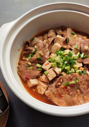 麻婆燒肉豆腐煲 的食譜成品照片