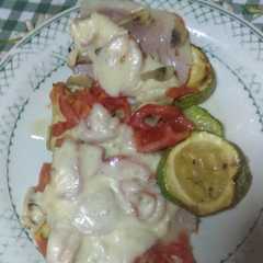 Una foto de Pizza de zapallo italiano