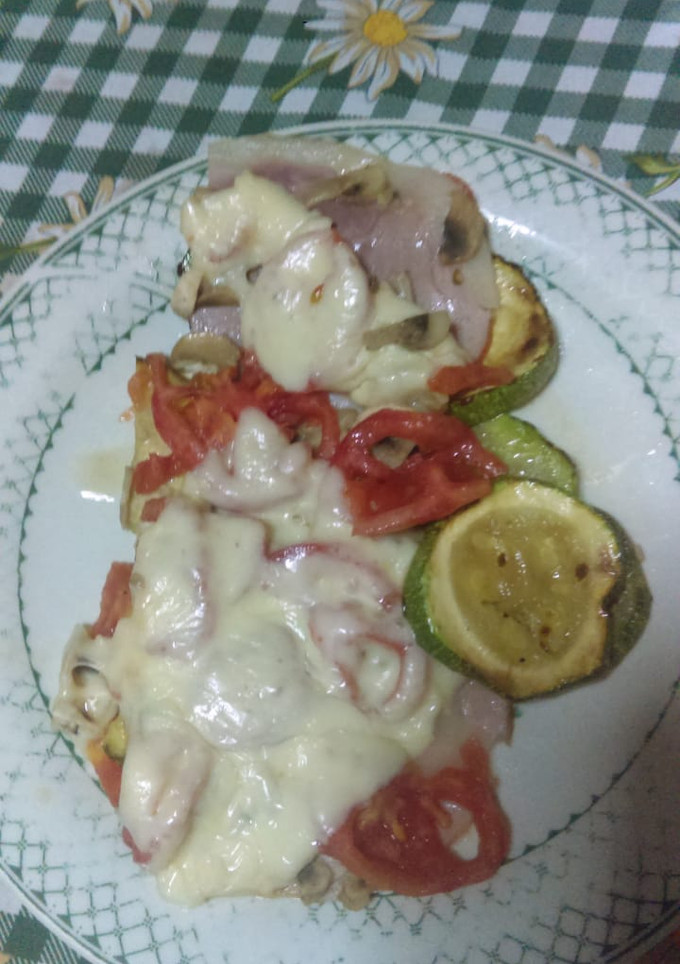 Una foto de Pizza de zapallo italiano